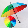 Large Rainbow Umbrella 45" Camera Squeezies Stress Reliever